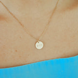 Amor Disc Necklace