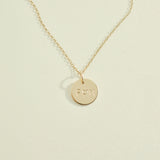 Amor Disc Necklace