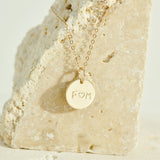 Amor Disc Necklace