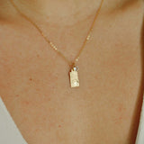 Organic Tag Necklace