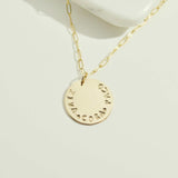 Name Disc Necklace