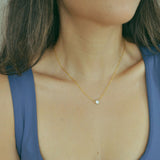 Cz Solitaire Necklace