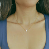 Cz Solitaire Necklace