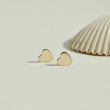 Tiny Heart Studs