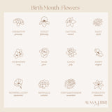 Birth Flower 1/4" add-on