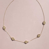 Gold Daisy Necklace