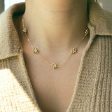 Gold Daisy Necklace