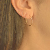 Swirl Hoop Earrings